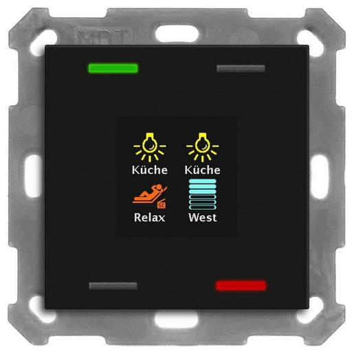 1St. MDT BE-TAS550406.01 KNX Taster Smart 55 4-fach
