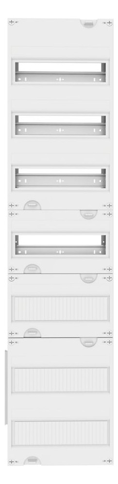 1St. Eaton ZSD-V17/APZ/ZRFZ Verteilerfeld ZSD Höhe 1050mm, Breite 250mm, 4-reihig, 1-feldig, PE/N Steckklemmen, mit APZ unten + zRfZ entsprechend §14a EnWG.