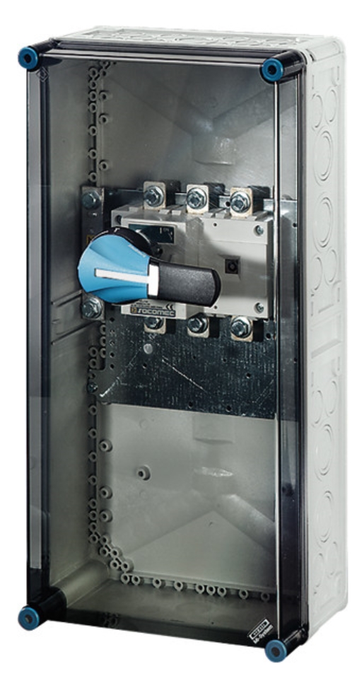 1St. Hensel Mi 7455 Mi-Lastschaltergehäuse 250 A, 3polig + PE + N 2000283 Mi7455