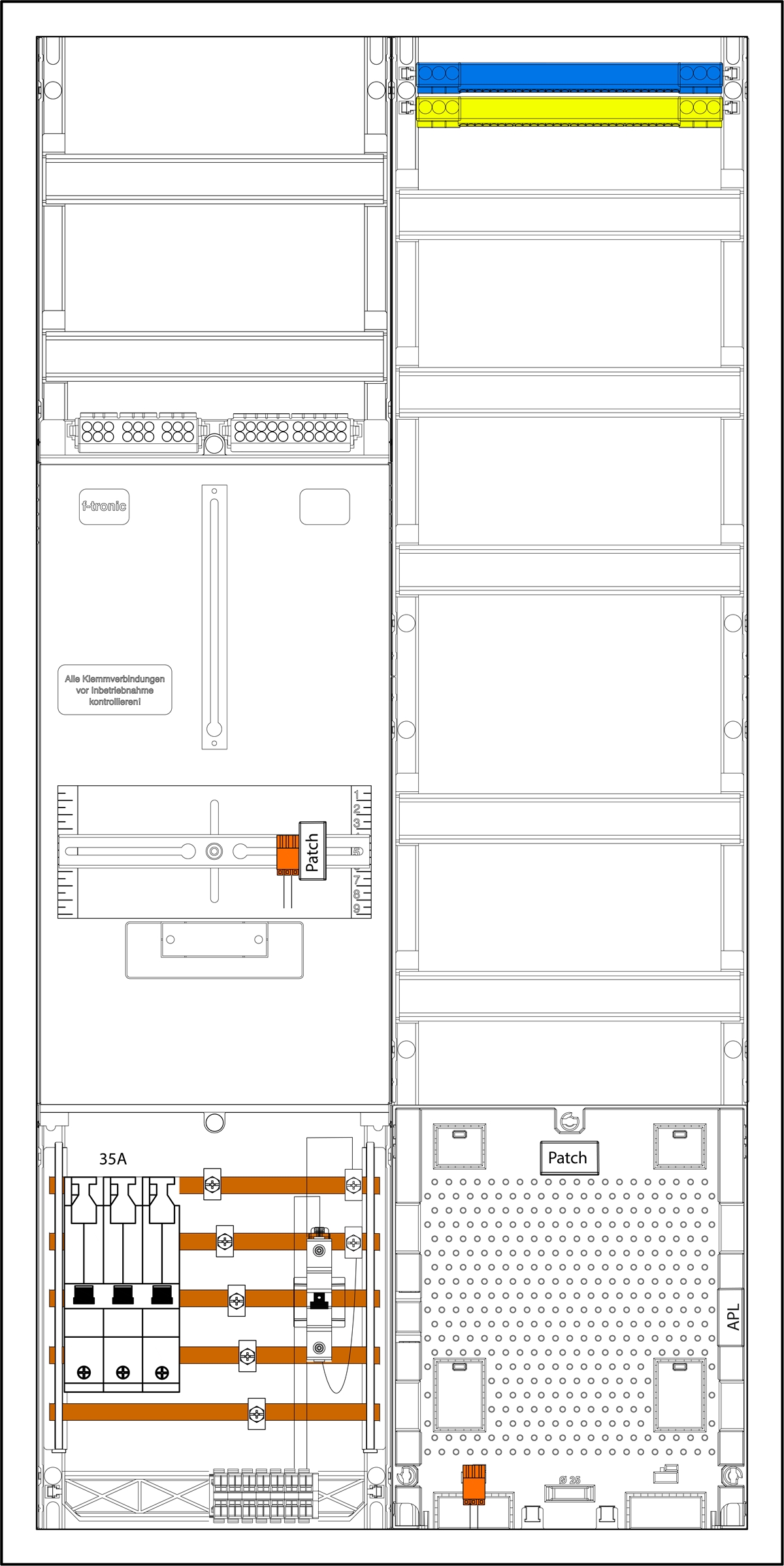 1St. F-Tronic 3HZ721APZ35B6 3HZ721APZ35B6, 1 ZP, 1 VAPZ inkl. APL, SLS 35A, SPVGB6, 2 PPV, 1 PL100 7190081