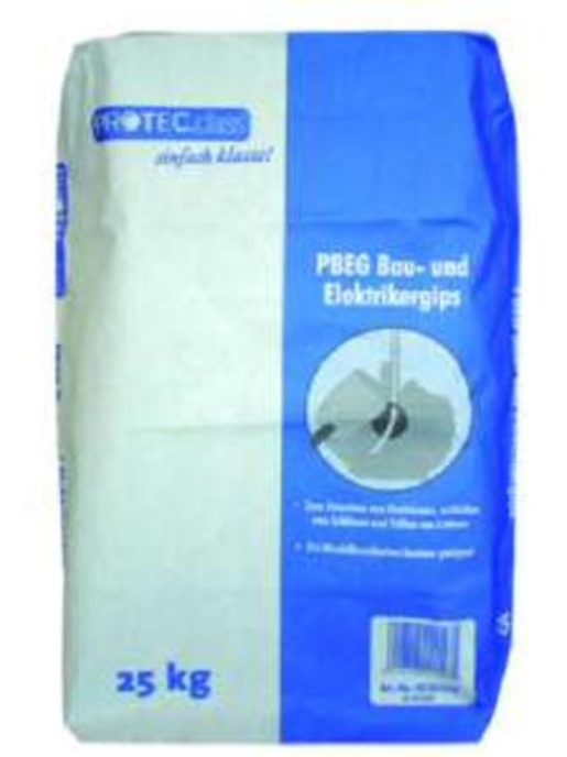 25Kg Protec.class PBEG Bau- & Elektrikergips 25kg Sack