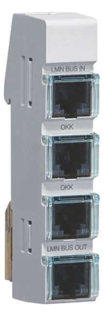 1St. Hager ZZ12LMN04P LMN-Modul 4x RJ12-Buchsen passiv 1PLE