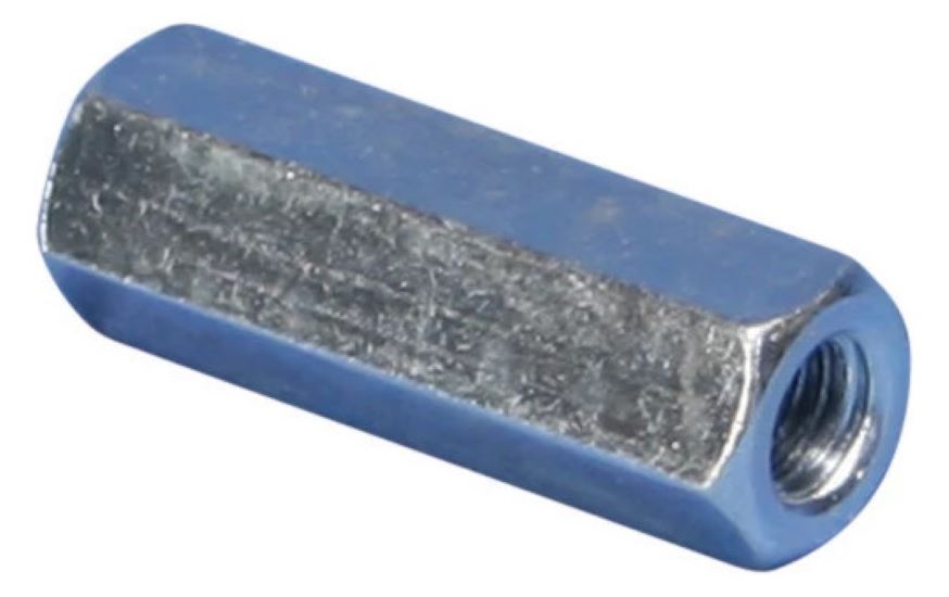 100St. Erico 025M8EG EM-HEX Gewindestangenverbinder, M8