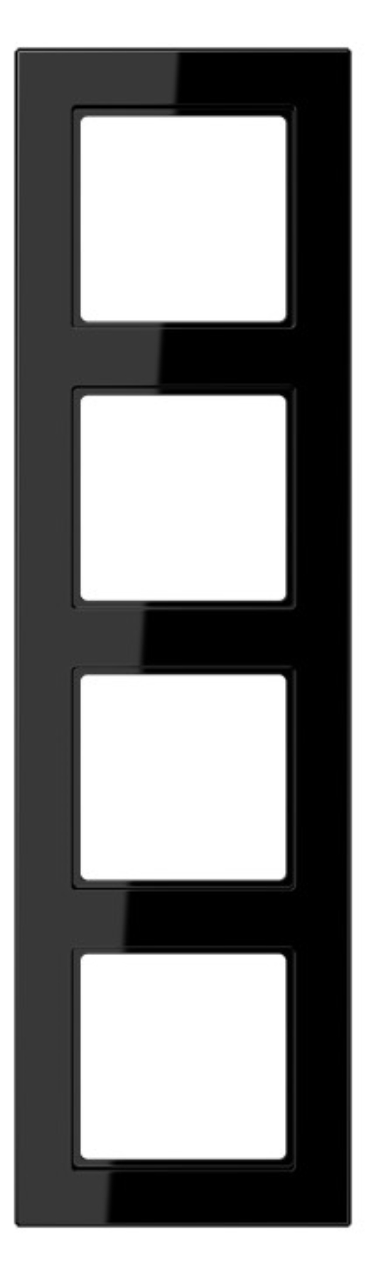 1St. Jung A5584BFSW Rahmen 4fach bruchsicher für waagerechte und senkrechte Kombination A 5584 BF SW