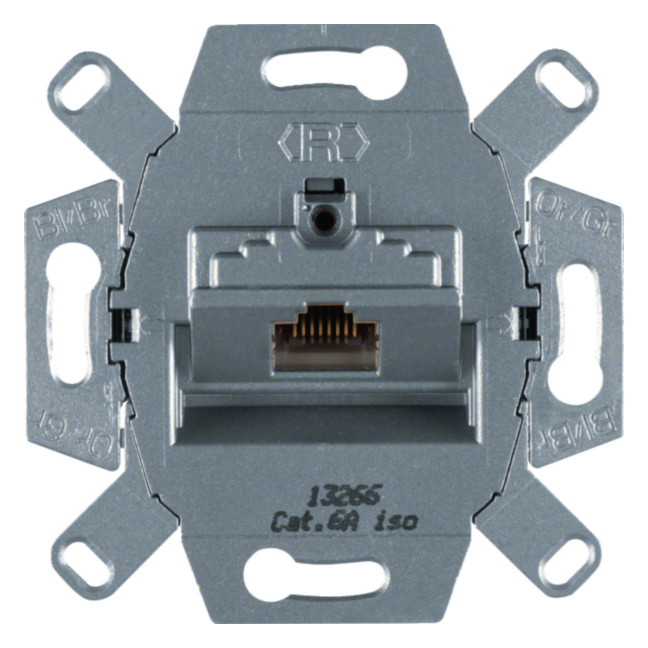 1St. Hager G3139 Anschluss Dose 1x RJ45 geschirmt Cat.6a