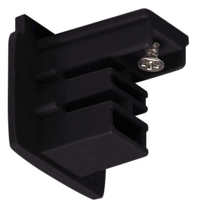 1St. SLV 175060 Endkappe für S-TRACK 3P.- Schiene, schwarz
