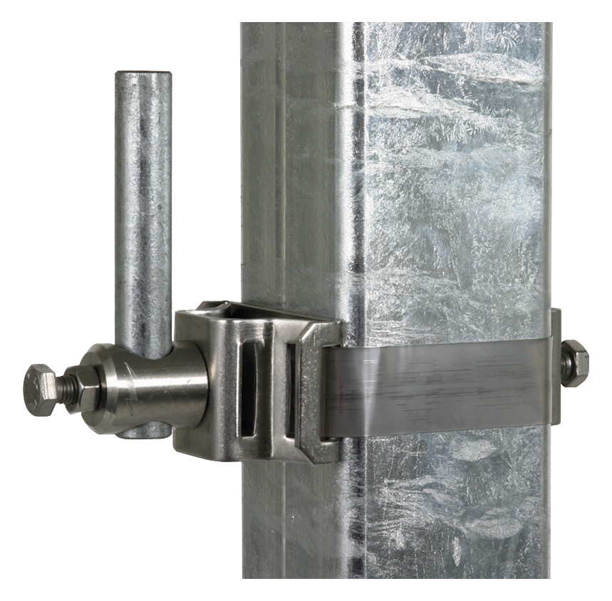 1St. Dehn 540105 Bandrohrschelle NIRO f. Fangstangen D 16mm f. 4-Kant-Profile min. 40mm BRS 50.300 BB16 8 V2A 1St. Dehn 540105 Bandrohrschelle NIRO f. Fangstangen D 16mm f. 4-Kant-Profile min. 40mm BRS 50.300 BB16 8 V2A