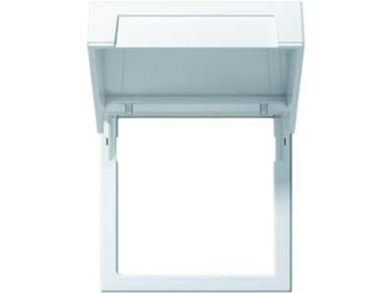 1St. Gira 265803 Montagerahmen Klappdeckel System 55 Reinweiß