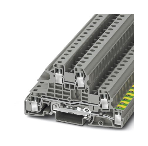 1St. Phoenix UTI 6-PE/L/L Installationsschutzleiterklemme Schraubanschluss Querschnitt: 0,2 mm² - 10 mm² AWG: 24