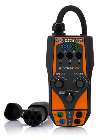 1St. HT EV-TEST100 Prüfadapter für E-Ladestationen...