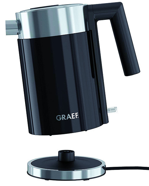 1St. GRAEF WK402 schwarz Wasserkocher WK402 1 Liter,Inhalt:1Stück