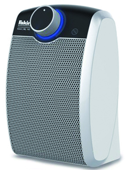 1St. Fakir 6258006 Keramik-Heizlüfter trend, HL 140, trend, hochglanzweiß/silber, 1.800 Watt trend HL 140