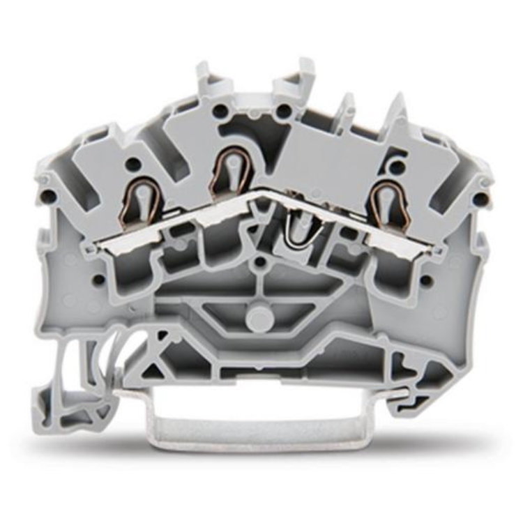 1St. Wago 2002-6301 3-Leiter-Durchgangsklemme 2,5 mm2