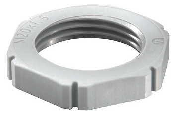 50St. Wiska 10060775 Kunststoffgegenmutter M40 RAL 7035 EMUG 40