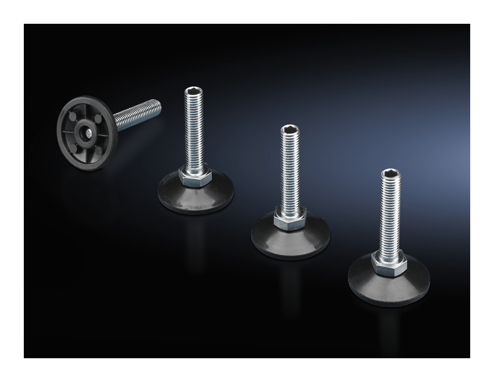 1St. Rittal PS 4612.000 Nivellierfüße für TS, TS IT, SE, PC, IW, ohne Innensechskant, Höhe 18- 4612000