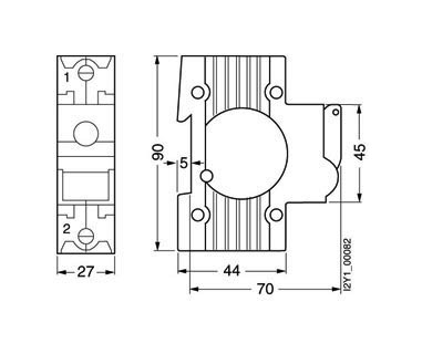 1St. Siemens 5SG7113 MINIZED, Lasttrennschalter mit Sicherung