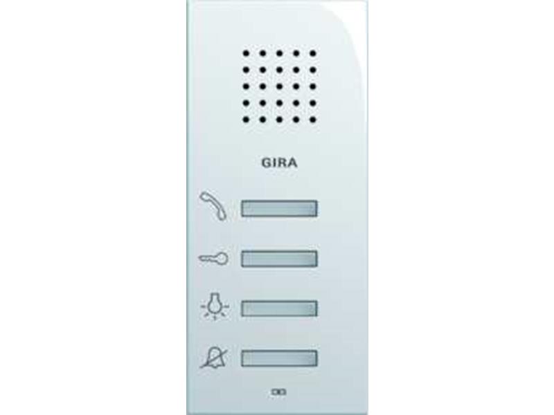 1St. Gira 125003 Wohnungsstation AP System 55 Reinweiß