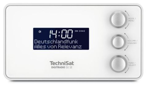 1St. Technisat DIGITRADIO50SEWS DIGITRADIO 50 SE, Weiss 1St. Technisat DIGITRADIO50SEWS DIGITRADIO 50 SE, Weiss