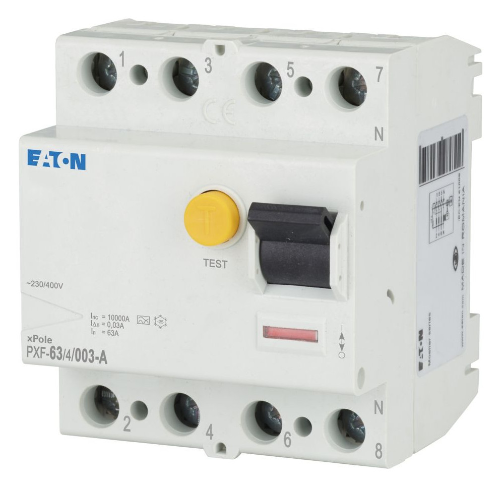 1St. Eaton PXF-63/4/003-A 236780 FI-Schalter 4pol. 63A 30mA * 0,03A