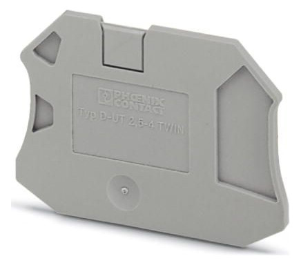 1St. PHOENIX D-UT 2,5/4-TWIN Abschlussdeckel,Inhalt:1Stück