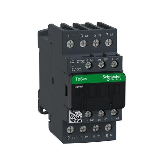 1St. Schneider Electric LC1DT40JL Leistungsschütz LC1D 4p, +1S+1Ö, Spule 12 V DC