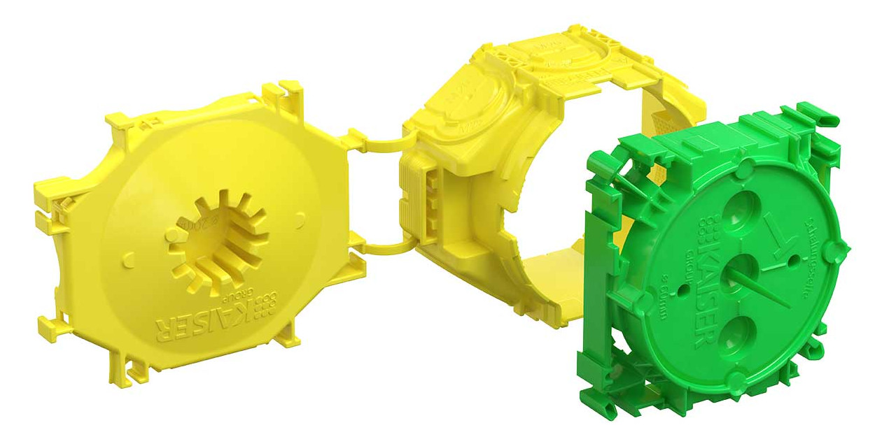 1St. KAISER 1255-01 Betonbau, B Gerätedose 2-teilig 1St. Kaiser 1255-01 Betonbau, B Gerätedose 2-teilig