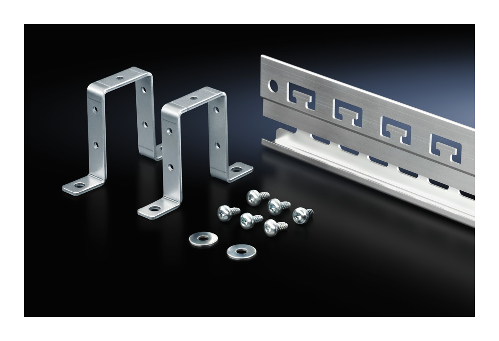 1St. Rittal Schiene 1200mm SZ 2388125f.EMV-Schirmbügel+Zugentlastung