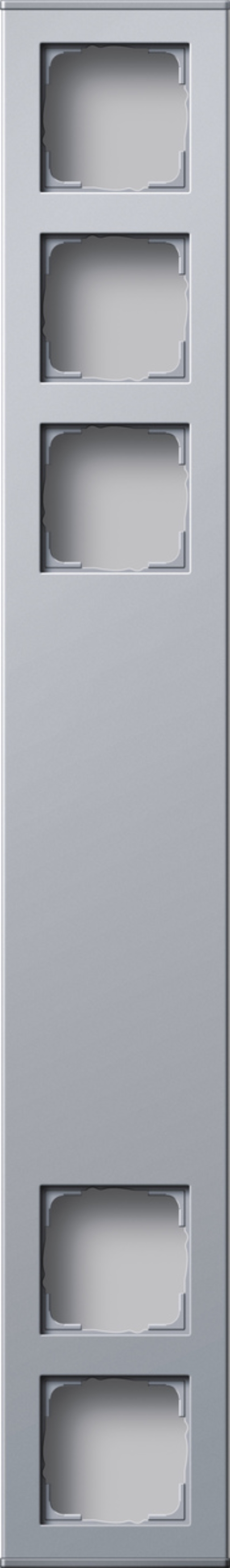 1St. Gira 136526 Profil 5fach 600 mm senkr. + waager. Profil 55 Aluminium