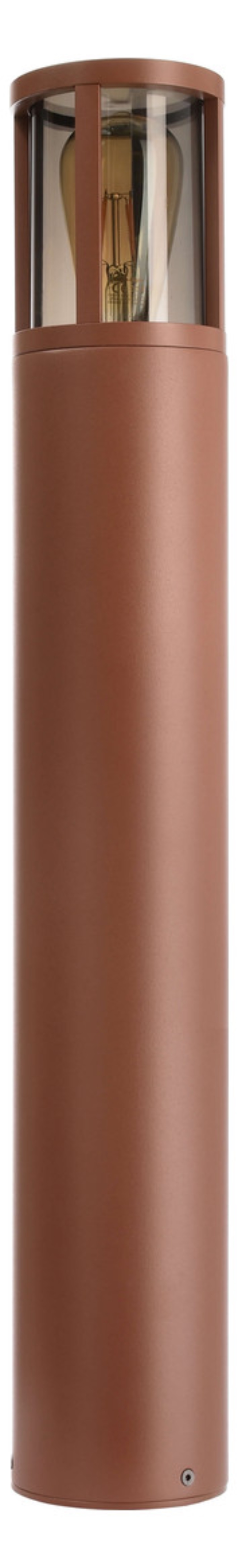 1St. DEKOLIGHT 730502 730502 Wegeleuchte Rost opal Hoehe 65cm