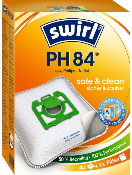 1St. Melitta VE Staubfilter-Beutel PH 84 (1VE=3Satz a 4Tüten)MP Plus AirSpace