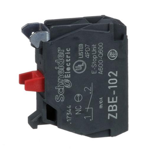 1St. Schneider Electric ZBE102 Hilfsschalterblock, ZBE Ø 22, 1Ö