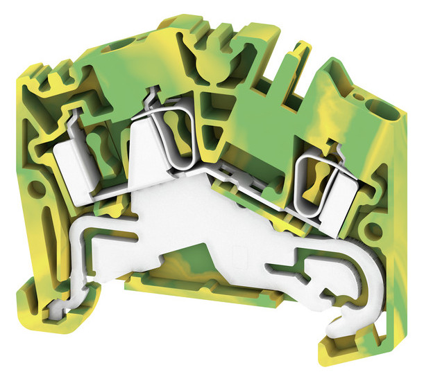 50St. Weidmüller ZPE 2.5-2 Schutzleiter-Reihenklemme