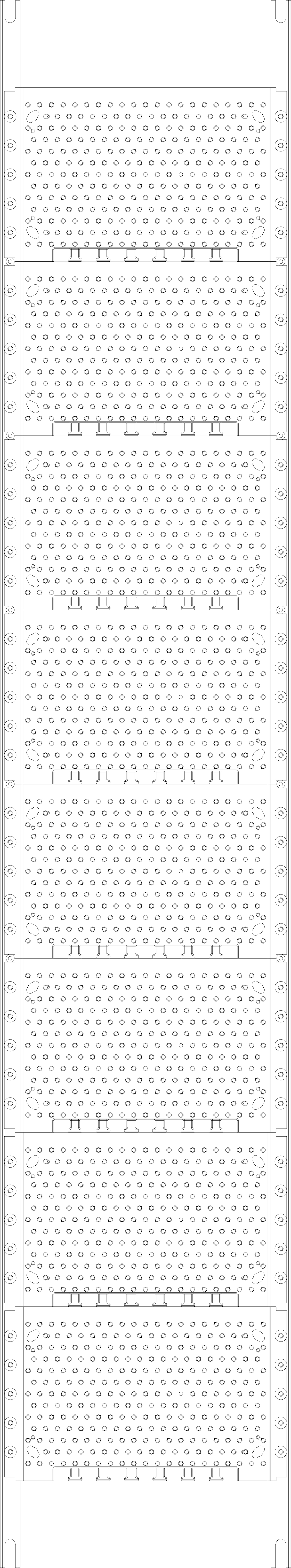 1St. F-Tronic KX9 Kommunikationsfeld KX9, 1-feldrig, H=1350mm 7143661