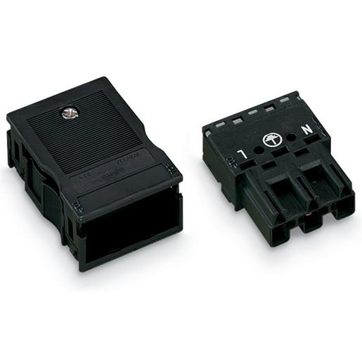 1St. Wago 770-113 Stecker mit Zugentlastungsgehäuse