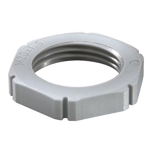 100St. Wiska Kunststoffgegenmutter EMUG 25 M25x1,5, Polyamid