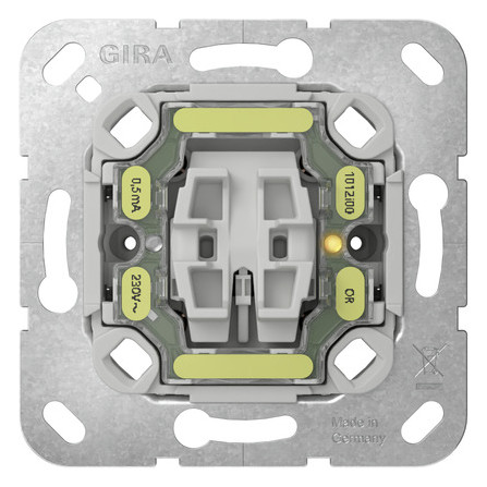1St. Gira 382200 Wipp-Kontroll Aus 2-p o.Kr. Einsatz
