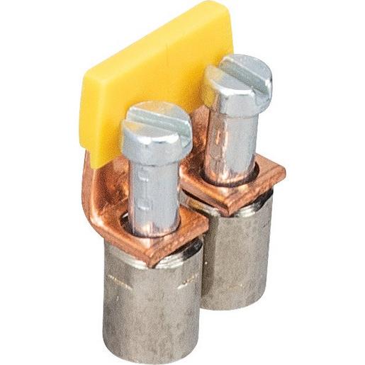 100St. HIVB WK 2,5-2 Verbindungs-Steg, isoliert, 2-polig, für