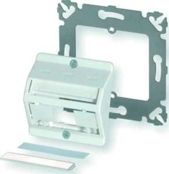 1St. Commscope 2-336613-1 3-fach Dose RJ45 SL 50x50 rw