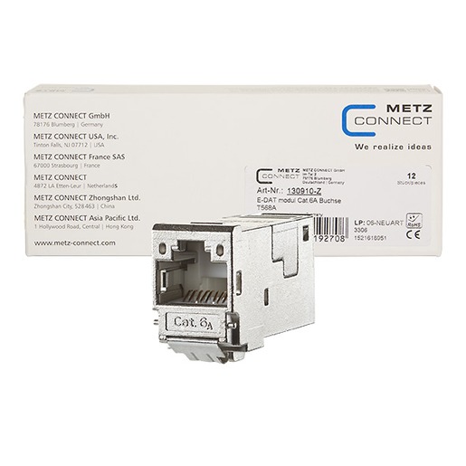 12St. BTR E-DATmodul Cat.6A Buchse 130910-Z - 12 Stk im Umkarton 12St. BTR E-DATmodul Cat.6A Buchse 130910-Z - 12 Stk im Umkarton