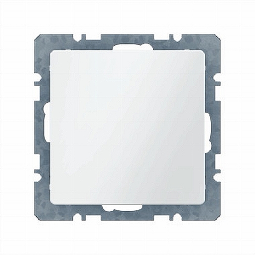 1St. Berker 10096089 Blindverschluss mit Zentralstück Q.1/Q.3 polarweiß samt