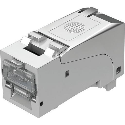 1St. Easylan CKPAS011 preLink SL RJ45 Keystone geschirmt Kat.6A (ISO/IEC) inkl. Kabelabschluss für Aderquerschnitte AWG 24-22