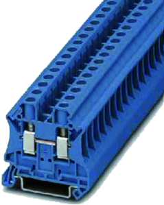 10St. Phoenix UT 6 BU Durchgangsklemme 1000 V 41 A Schraubanschluss Anzahl der Anschlüsse: 2 0,2 mm² - 10 mm² AW