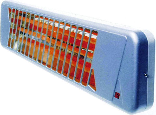 1St. HELLER QS 80 Quarzstrahler, 800 Watt (3 Heizstufen)