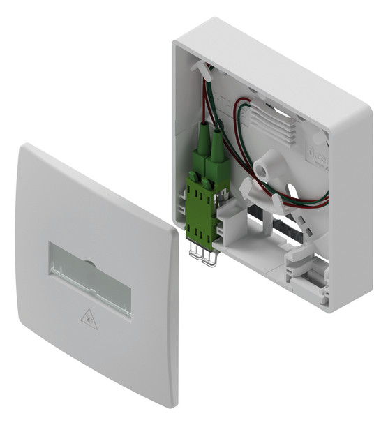 1St. Protec.net PGFTASBOX1 Gf-TA 2xLCD,1xLC, 2xLC spleissfertig Box