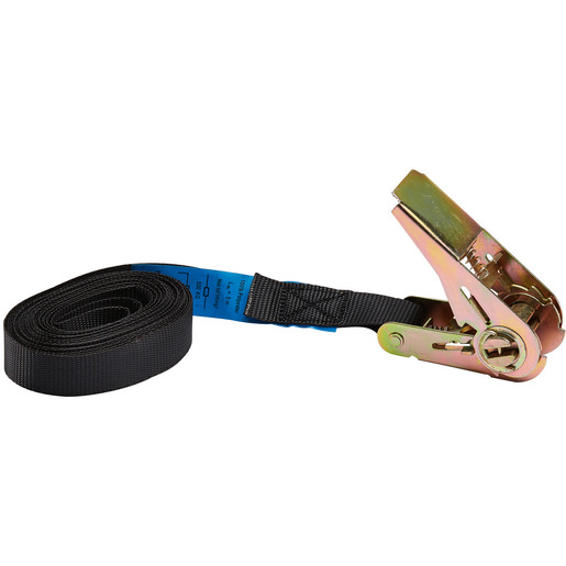 5m Bizline BIZ 730932 1-teiliger Gurt mit Ratsche 5 m x 25 mm, schwarz 5m Bizline BIZ 730932 1-teiliger Gurt mit Ratsche 5 m x 25 mm, schwarz