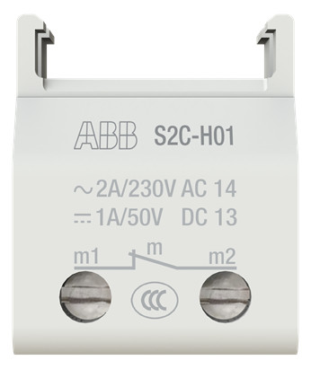 1St. ABB S2C-H01 Integrierter Hilfsschalter 1 Öffner 2CDS200970R0031