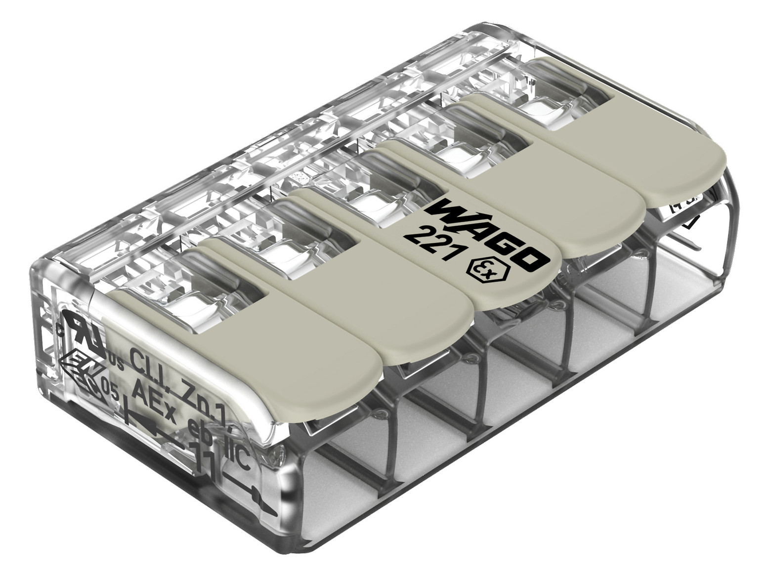 1St. Wago 221-485 COMPACT-Verbindungsklemme