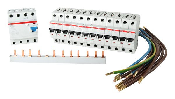 1St. F-Tronic VA-Set VA-Set, 12xLS B16A1pol,1xFi40/0,03A 7110032