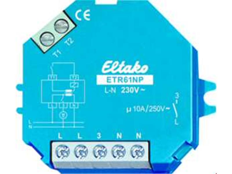 1St. Eltako ETR61NP-230V Trennrelais 230V. 1 Schließer nicht potenzialfrei 10A/250V AC 61100630