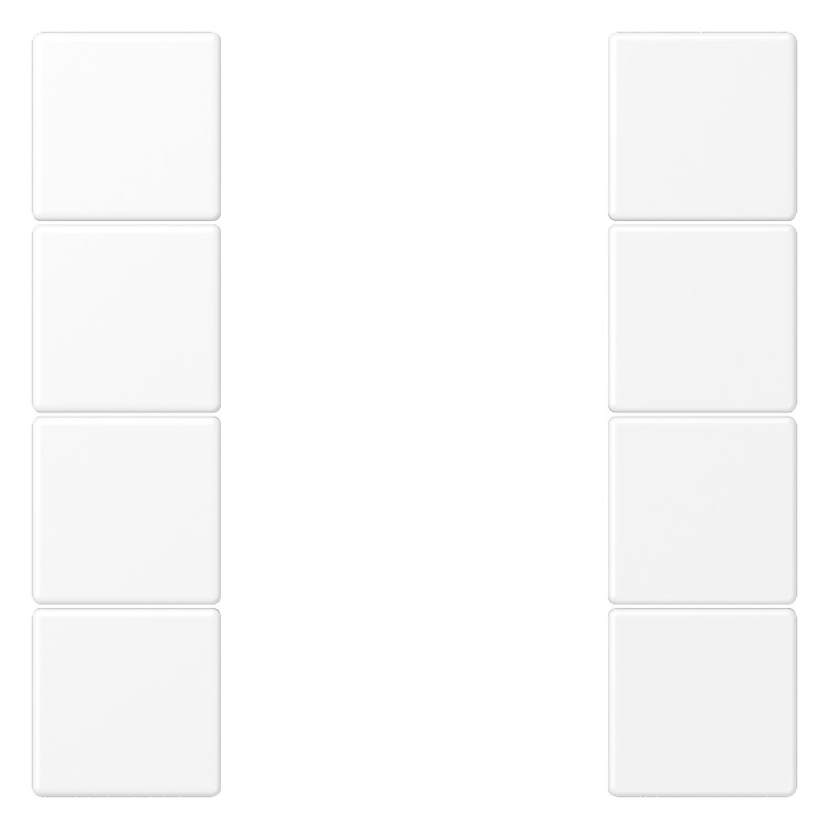 1St. Jung LS504TSAWWM Tastensatz komplett 4fach 1St. Jung LS504TSAWWM Tastensatz komplett 4fach...